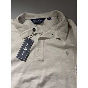 Polo Golf Ralph Lauren Men's Long Sleeve Polo Shirt‎ XL White NWT